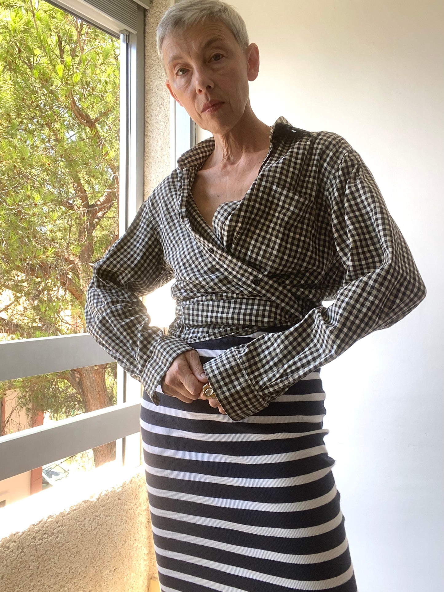 90s Armor Lux French boutique Chemise à carreaux