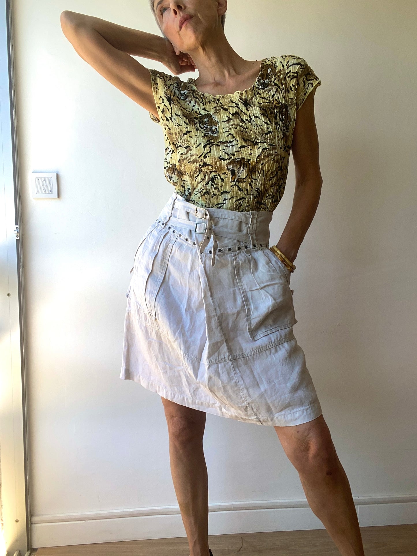 Comptoir des Cotonniers pure lin Belle jupe L/XL