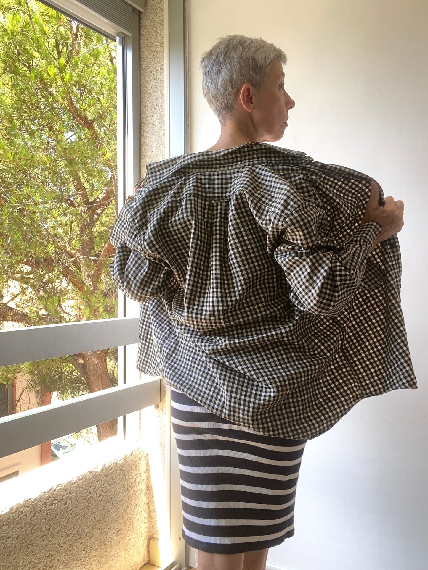 90s Armor Lux French boutique Chemise à carreaux