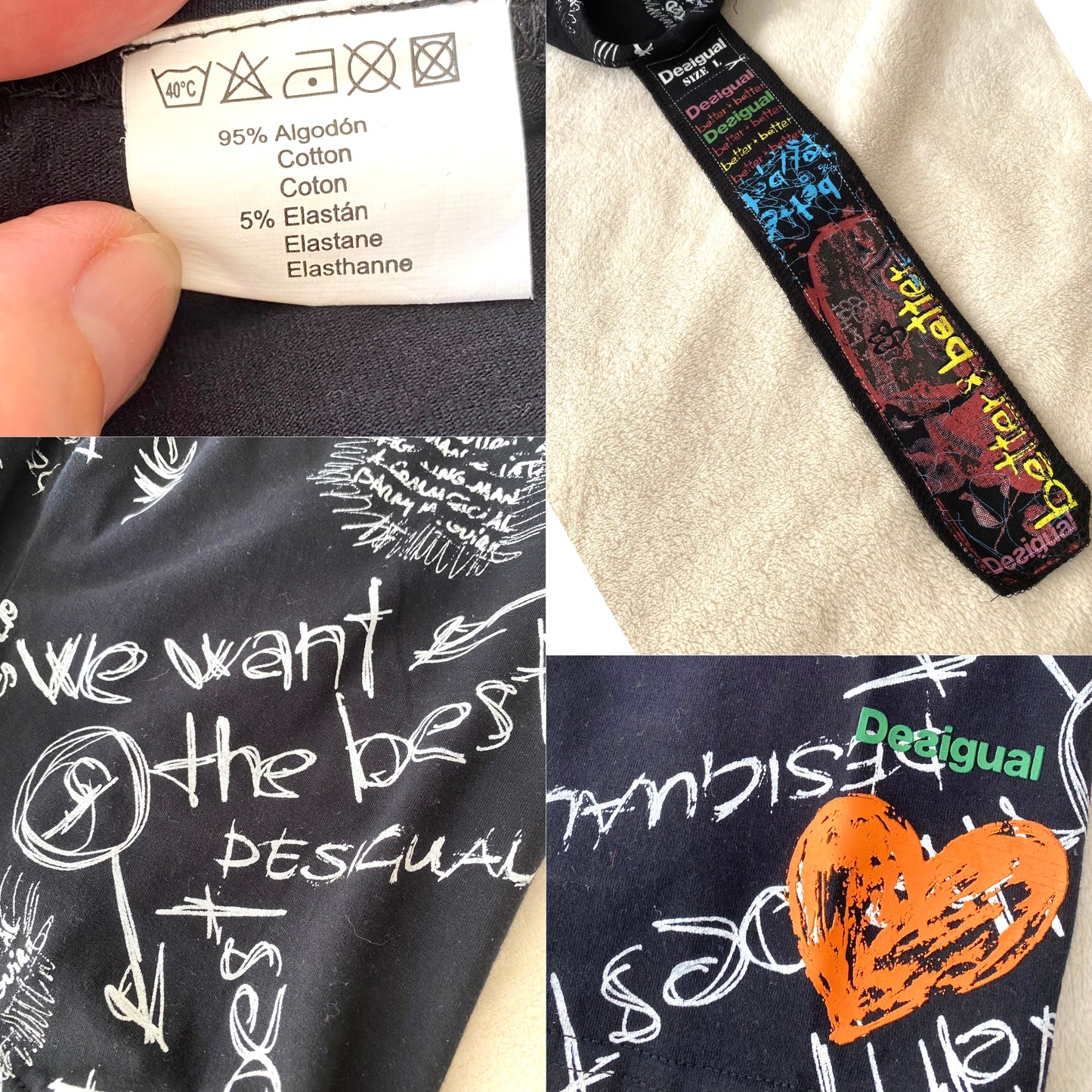 Desigual avec l'imprimé original Coton stretch