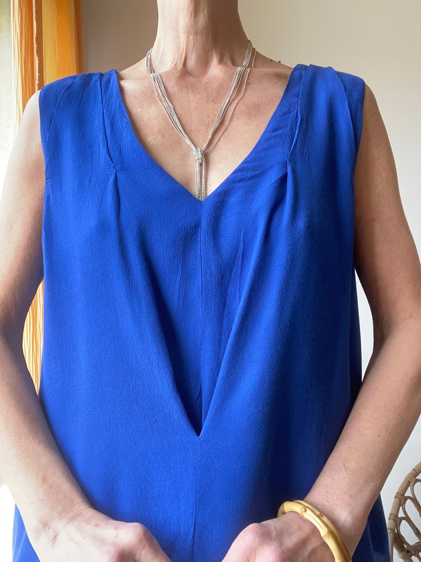 Comptoir des Cotonniers Minimaliste chic Top deep blue