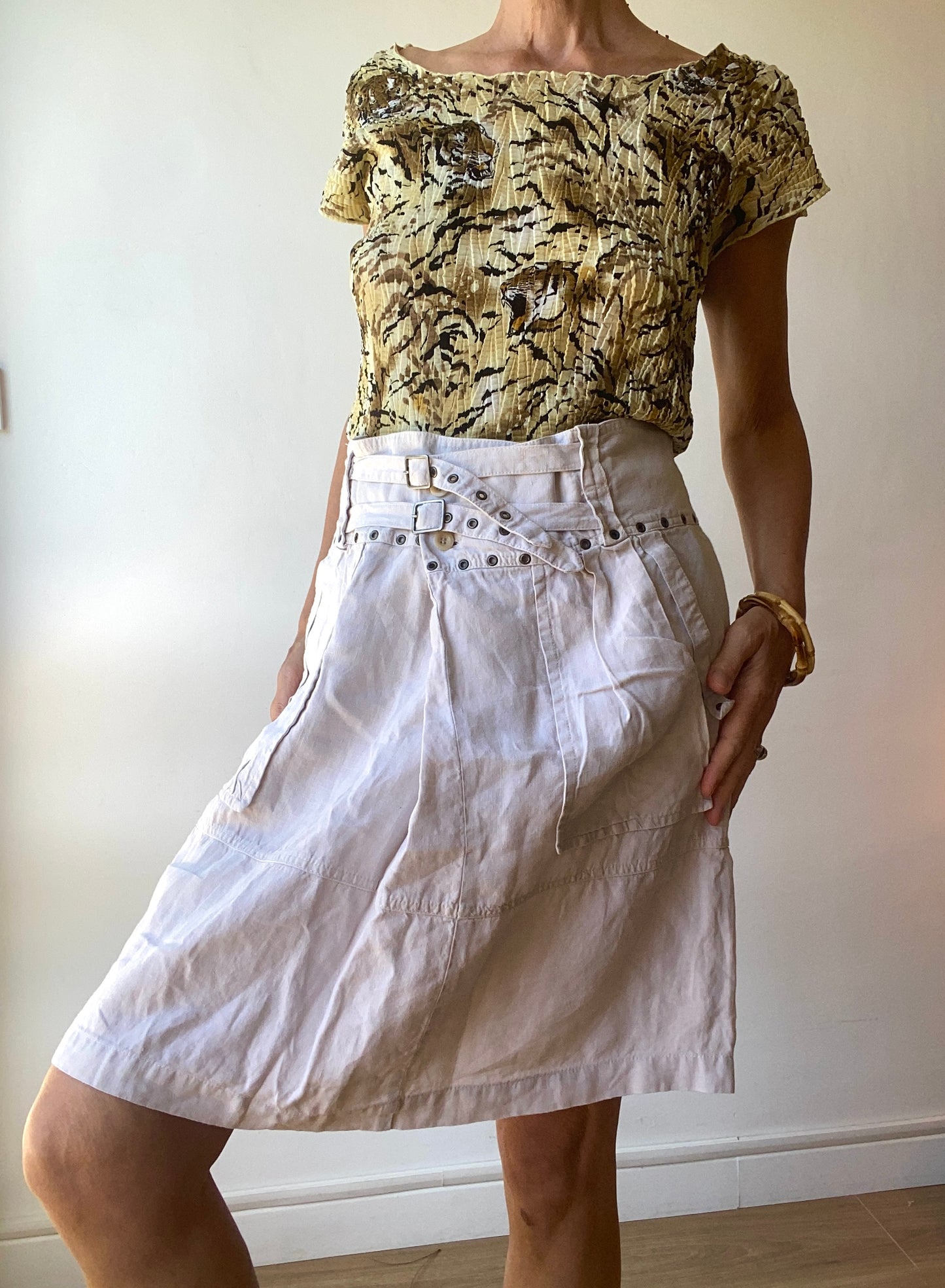 Comptoir des Cotonniers pure lin Belle jupe L/XL