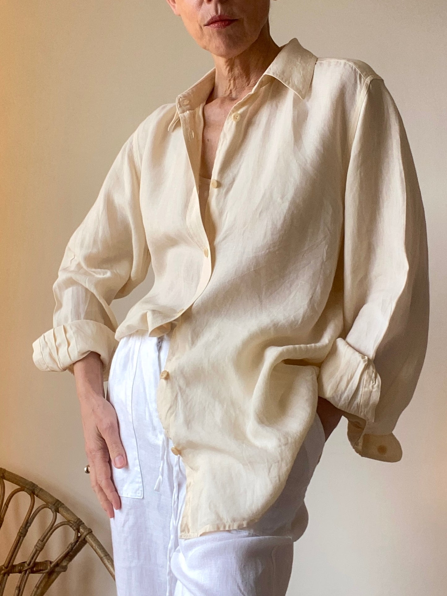 Pure lin Chemise chic femme