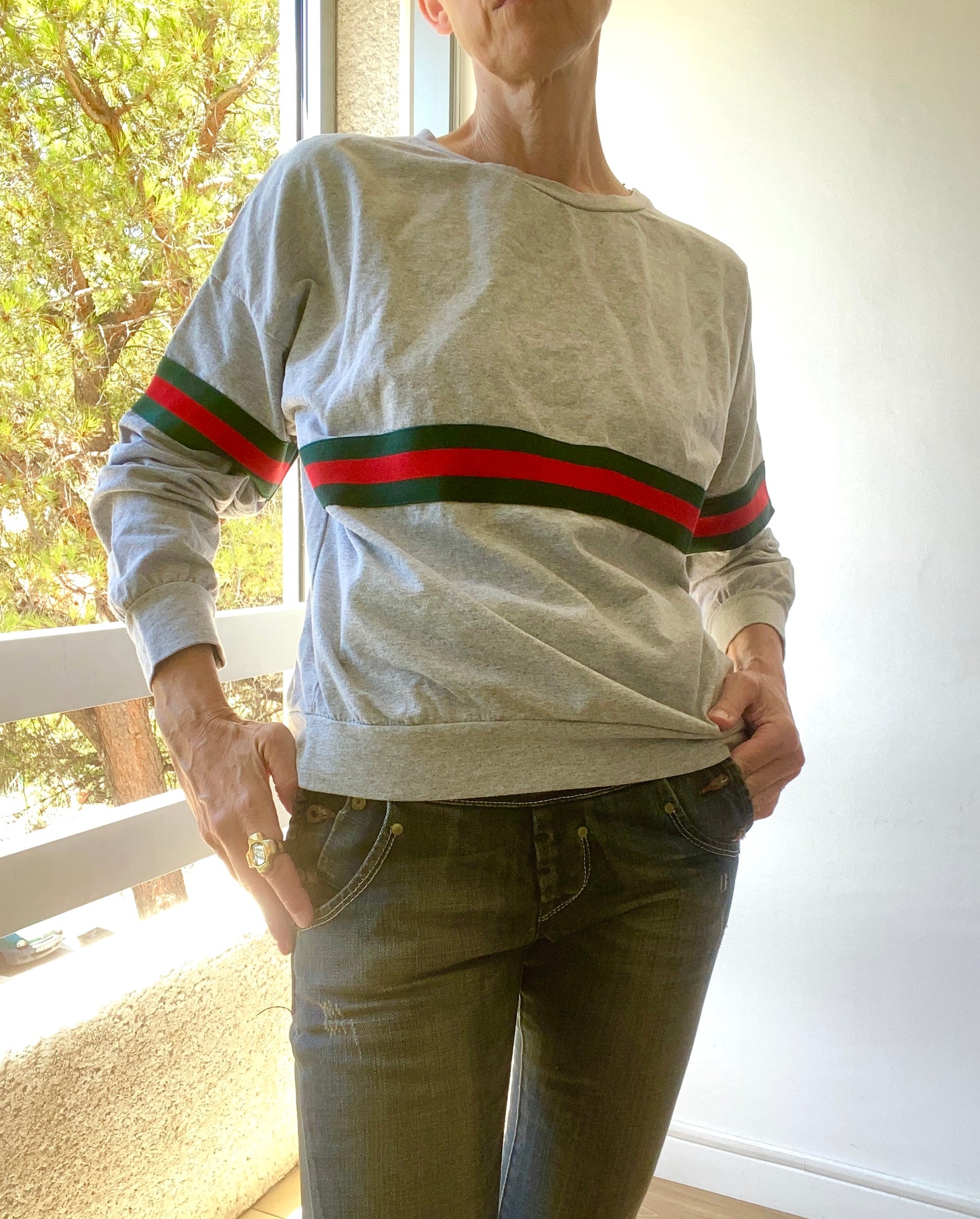 90s Super Sweat Made in Italie femme homme unisexe