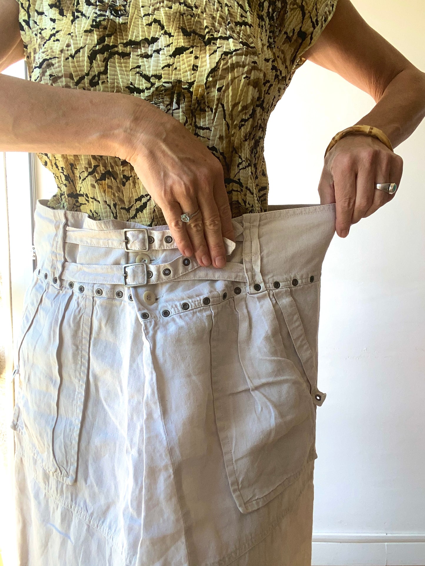 Comptoir des Cotonniers pure lin Belle jupe L/XL