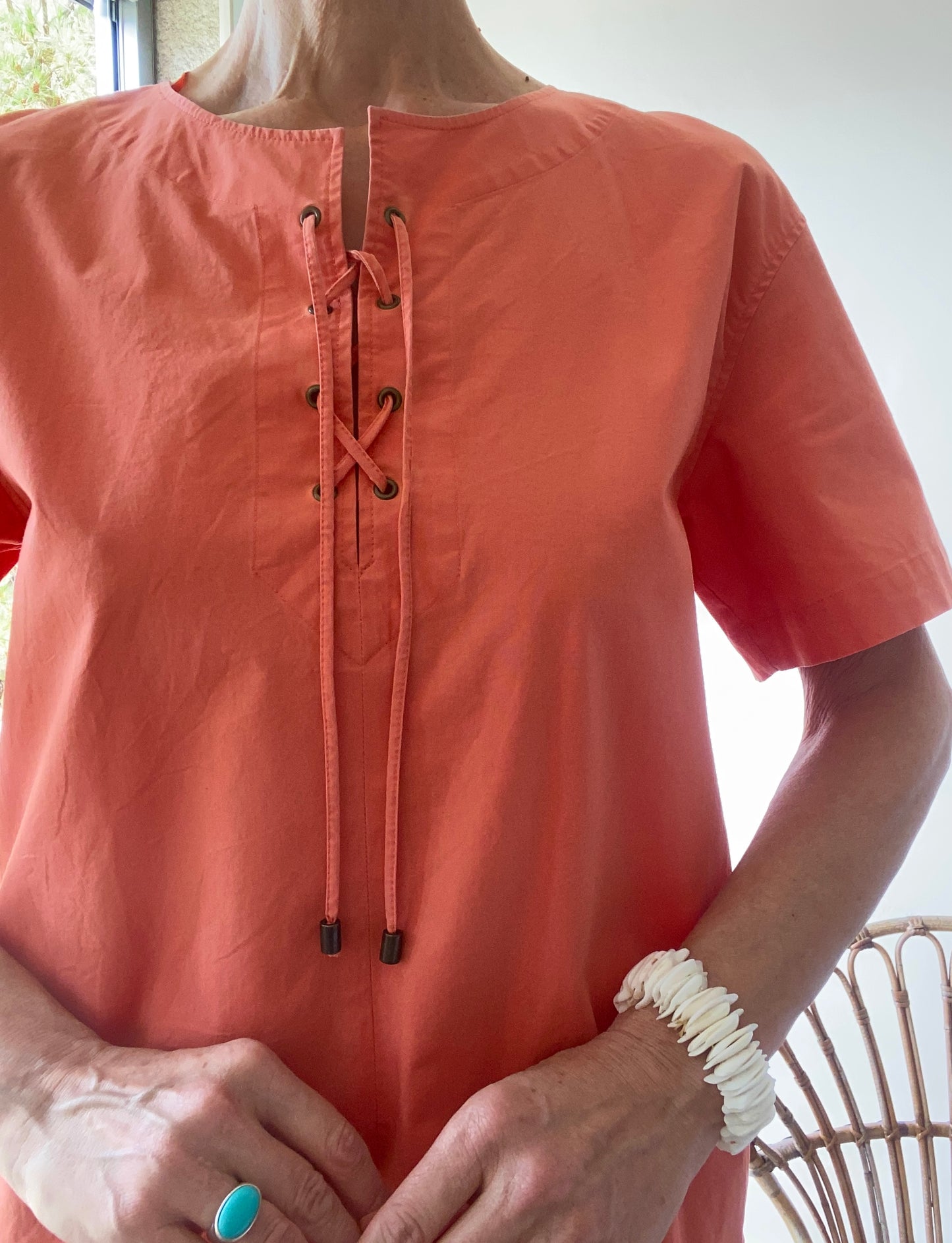 Gérard Darel Élégante minimaliste Robe d’été en coton