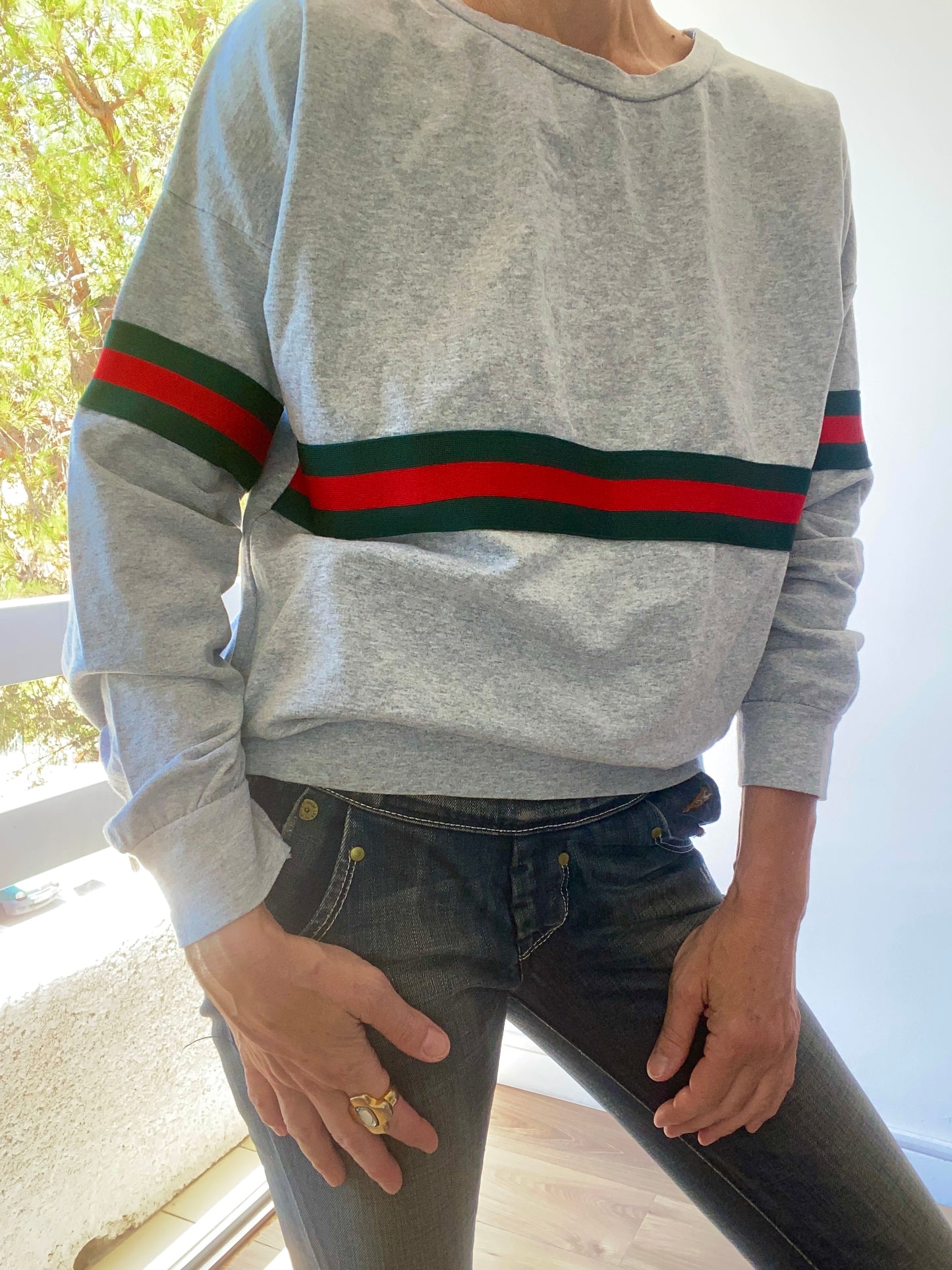 90s Super Sweat Made in Italie femme homme unisexe