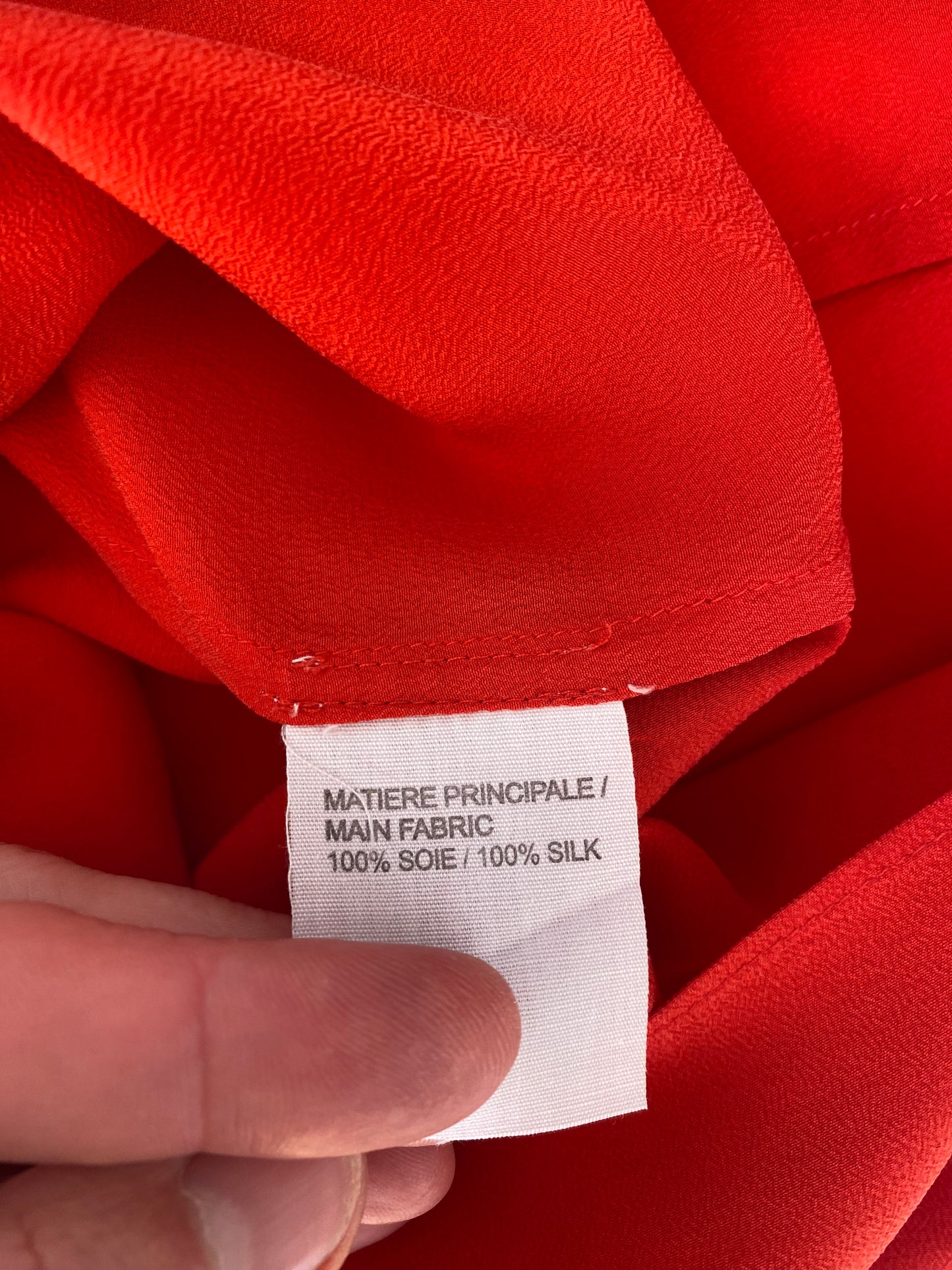 Vanessa Bruno Athé pure Silk bright Mini Dress