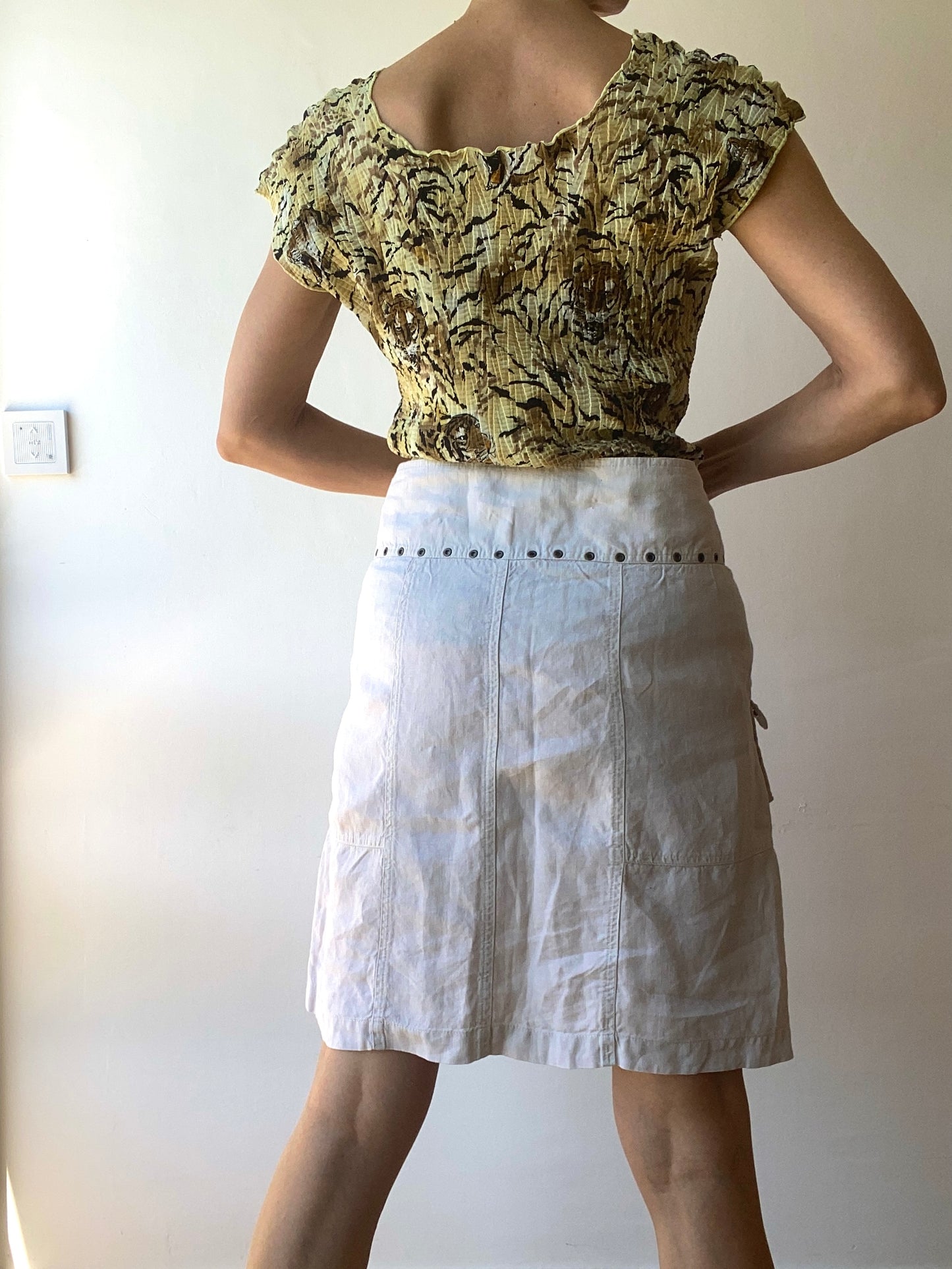 Comptoir des Cotonniers pure lin Belle jupe L/XL