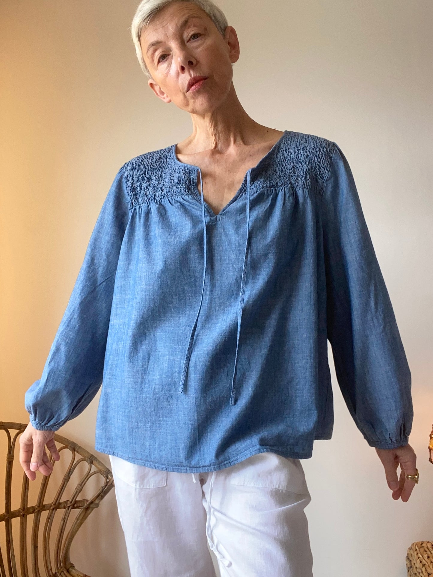 J.Crew Belle Blouse folk
