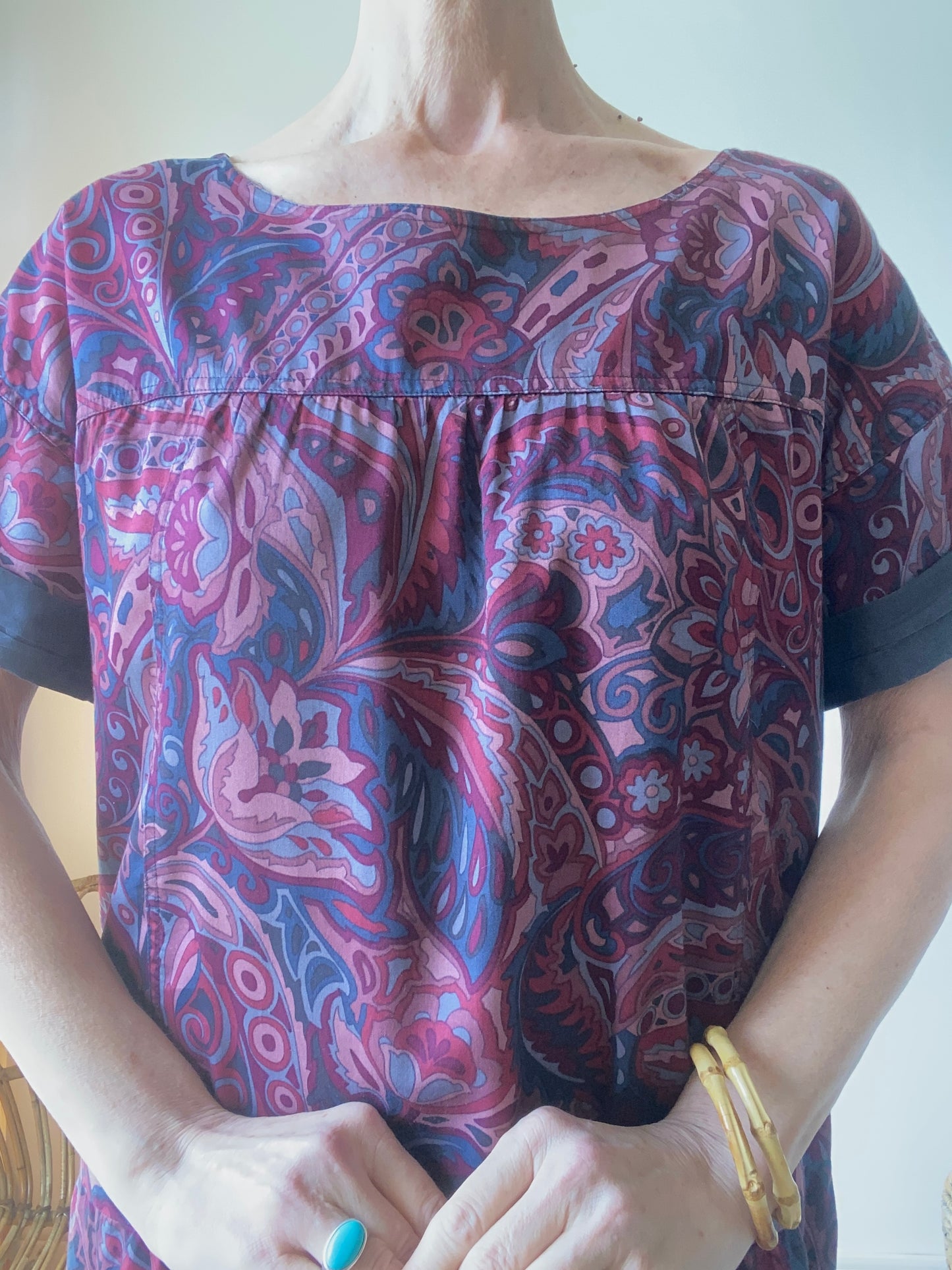 Comptoir des Cotonniers adorable Robe paisley en coton pure