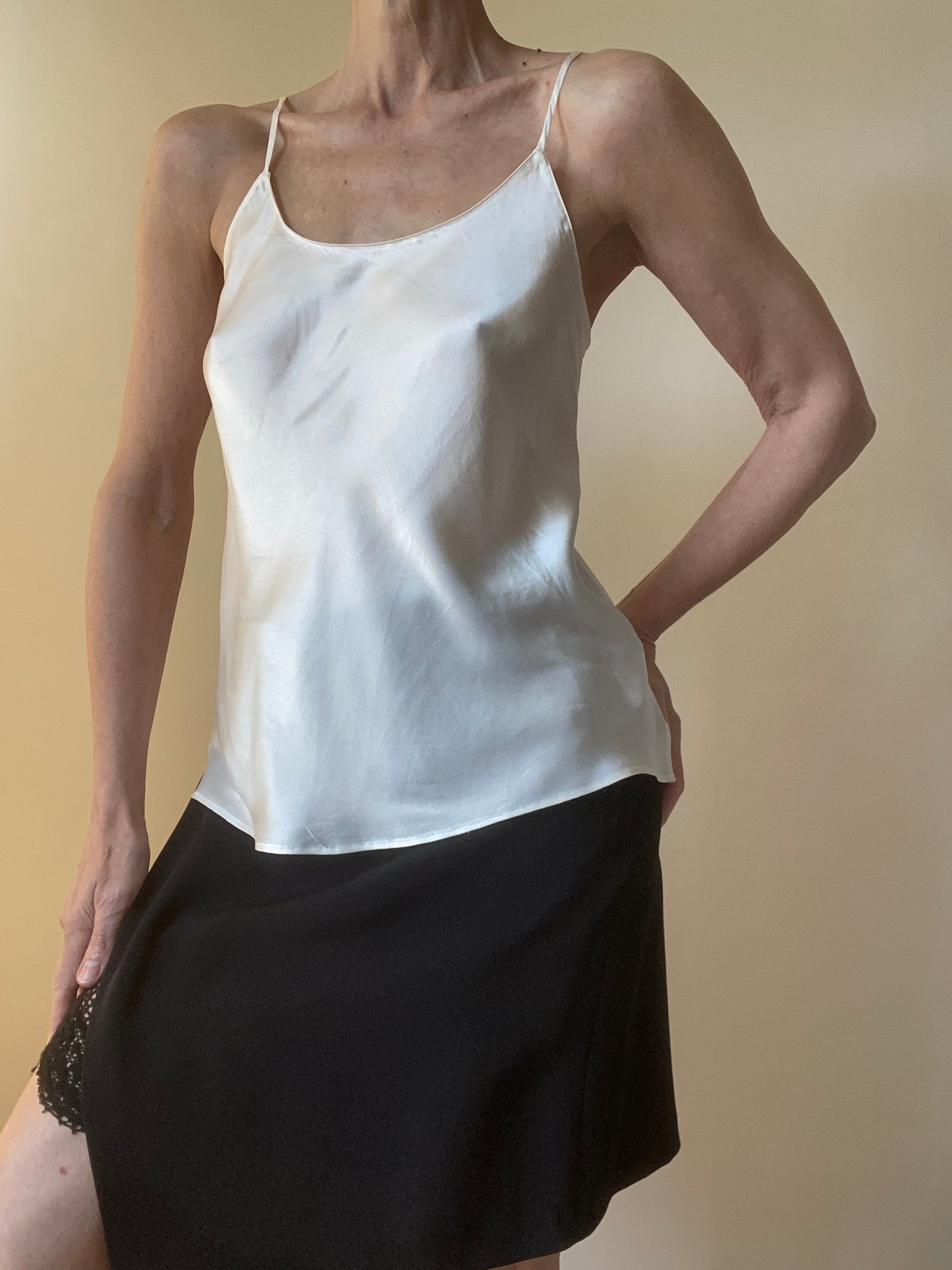 Sweet Top en soie satin