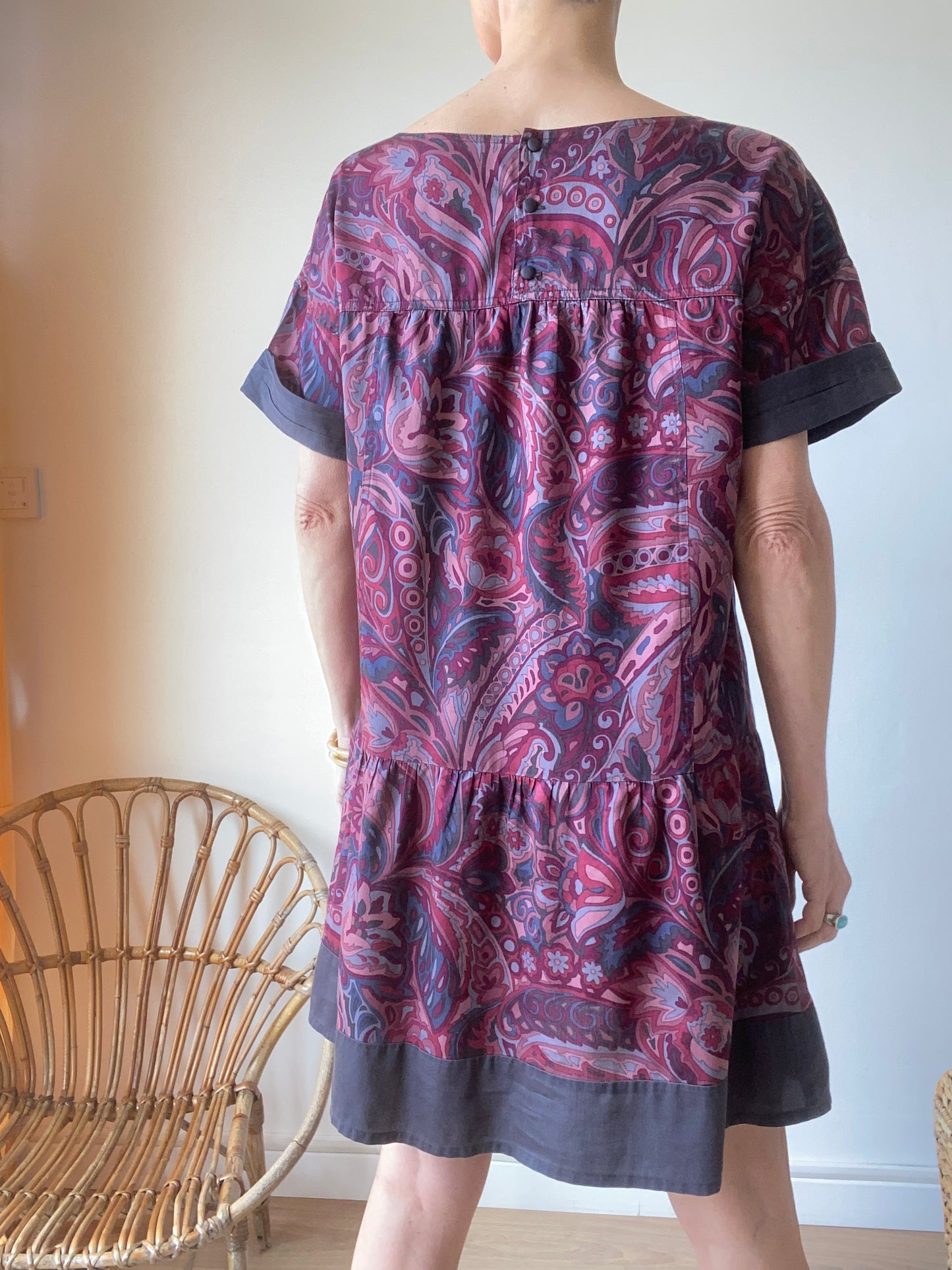 Comptoir des Cotonniers adorable Robe paisley en coton pure
