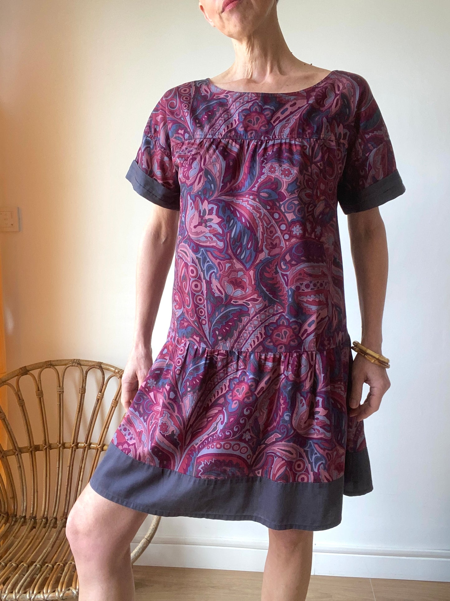 Comptoir des Cotonniers adorable Robe paisley en coton pure