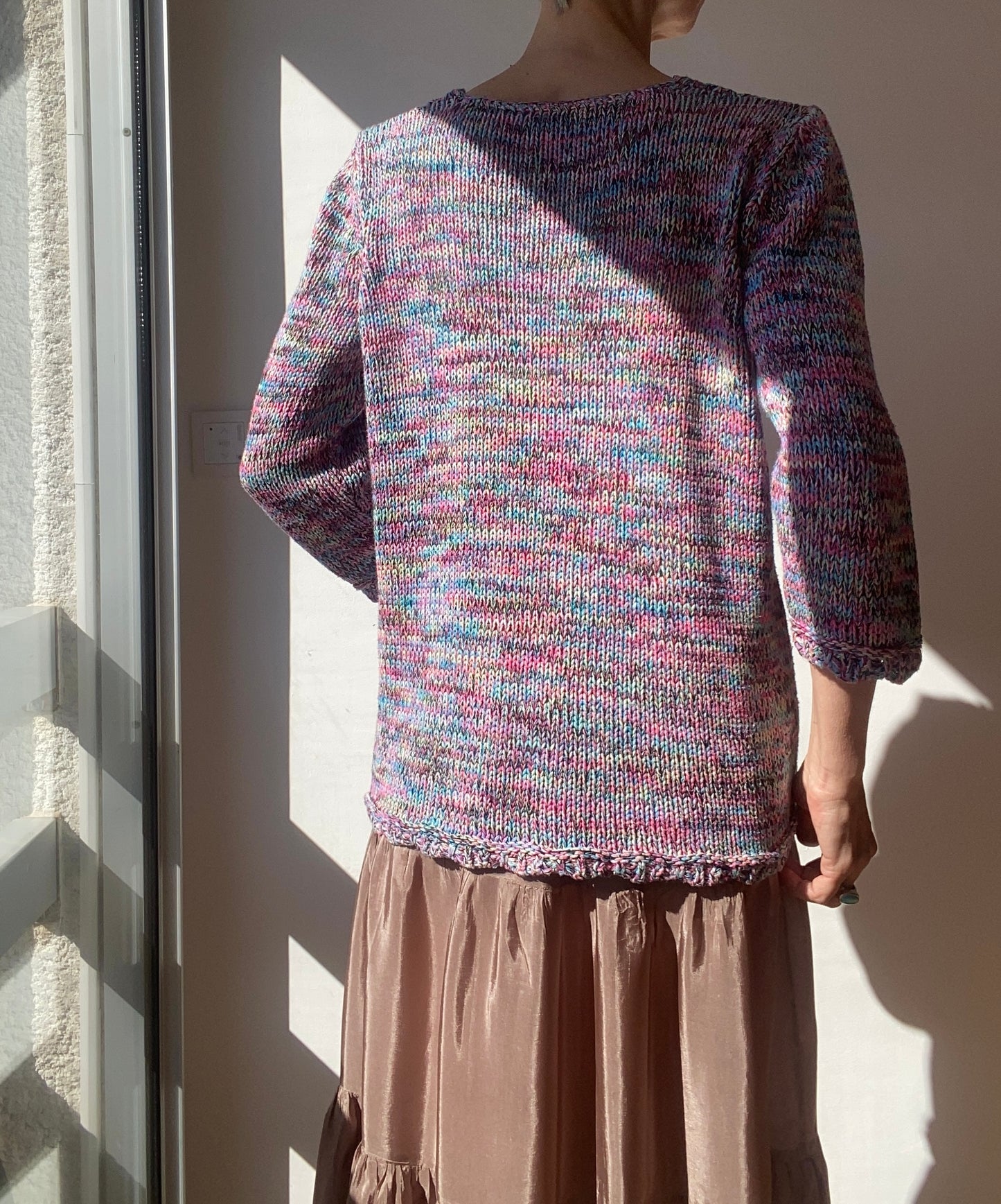 90s Rainbow & Shell Pullover