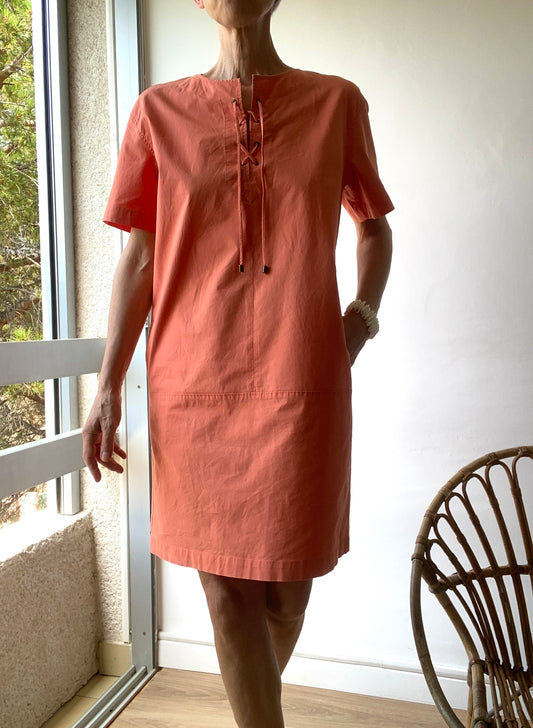 Gérard Darel Élégante minimaliste Robe d’été en coton