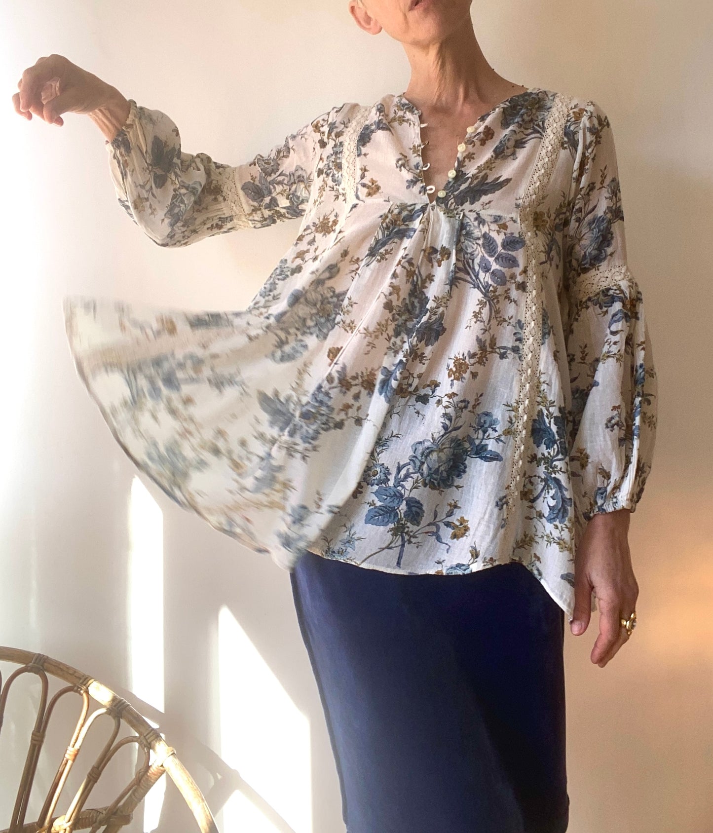 Ralph Lauren Denim & Supply Bohème Cotton gas blouse