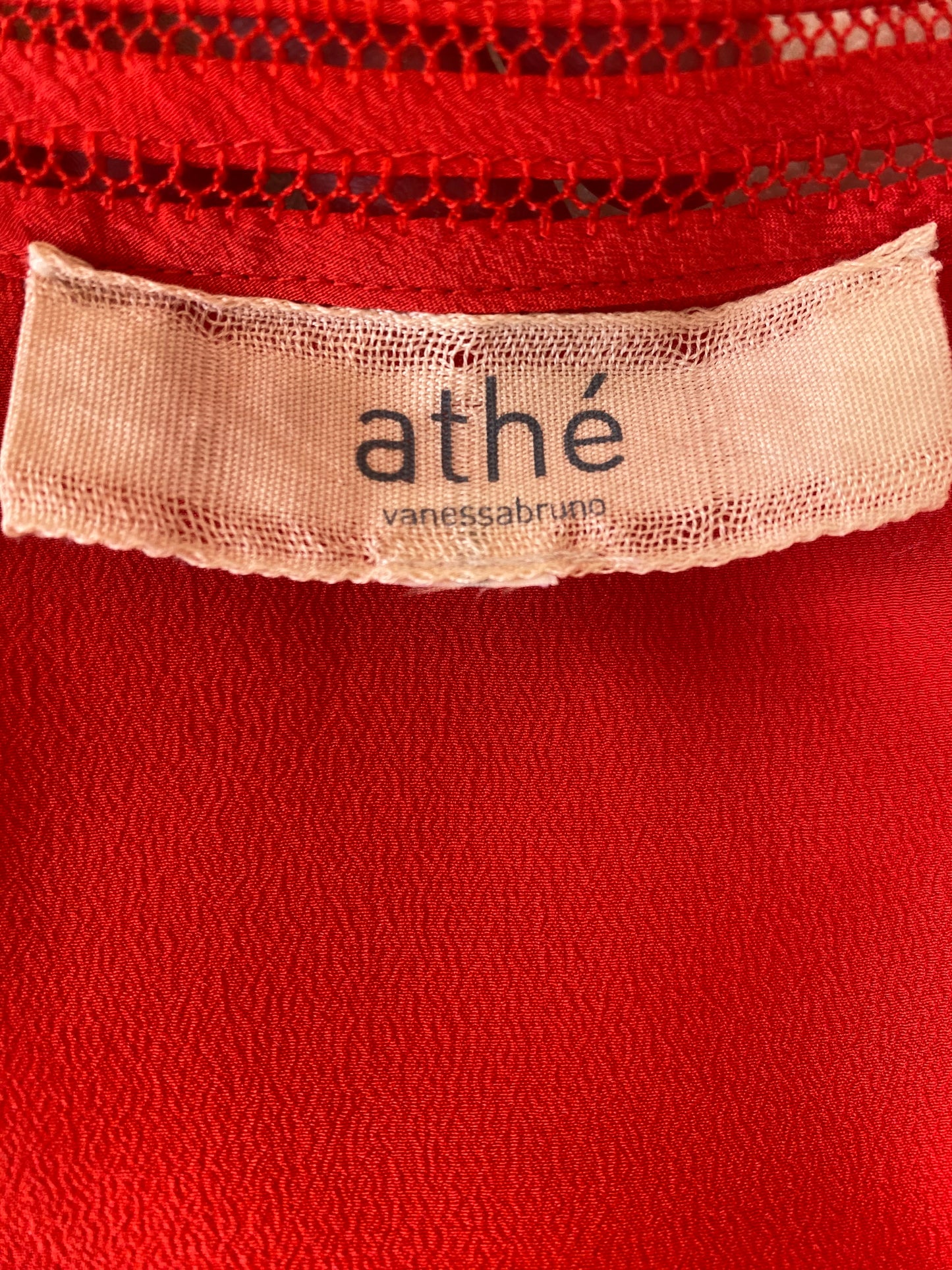 Vanessa Bruno Athé pure Silk bright Mini Dress
