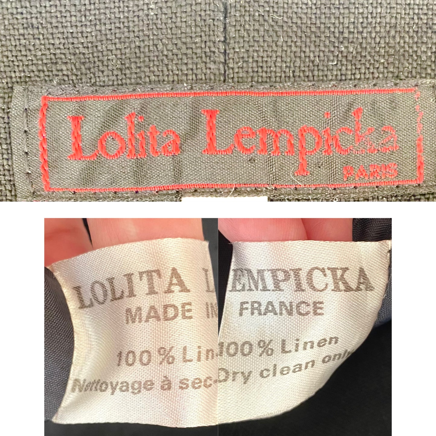 90s Lolita Lempicka Black organza and Linen Fairy tale dress