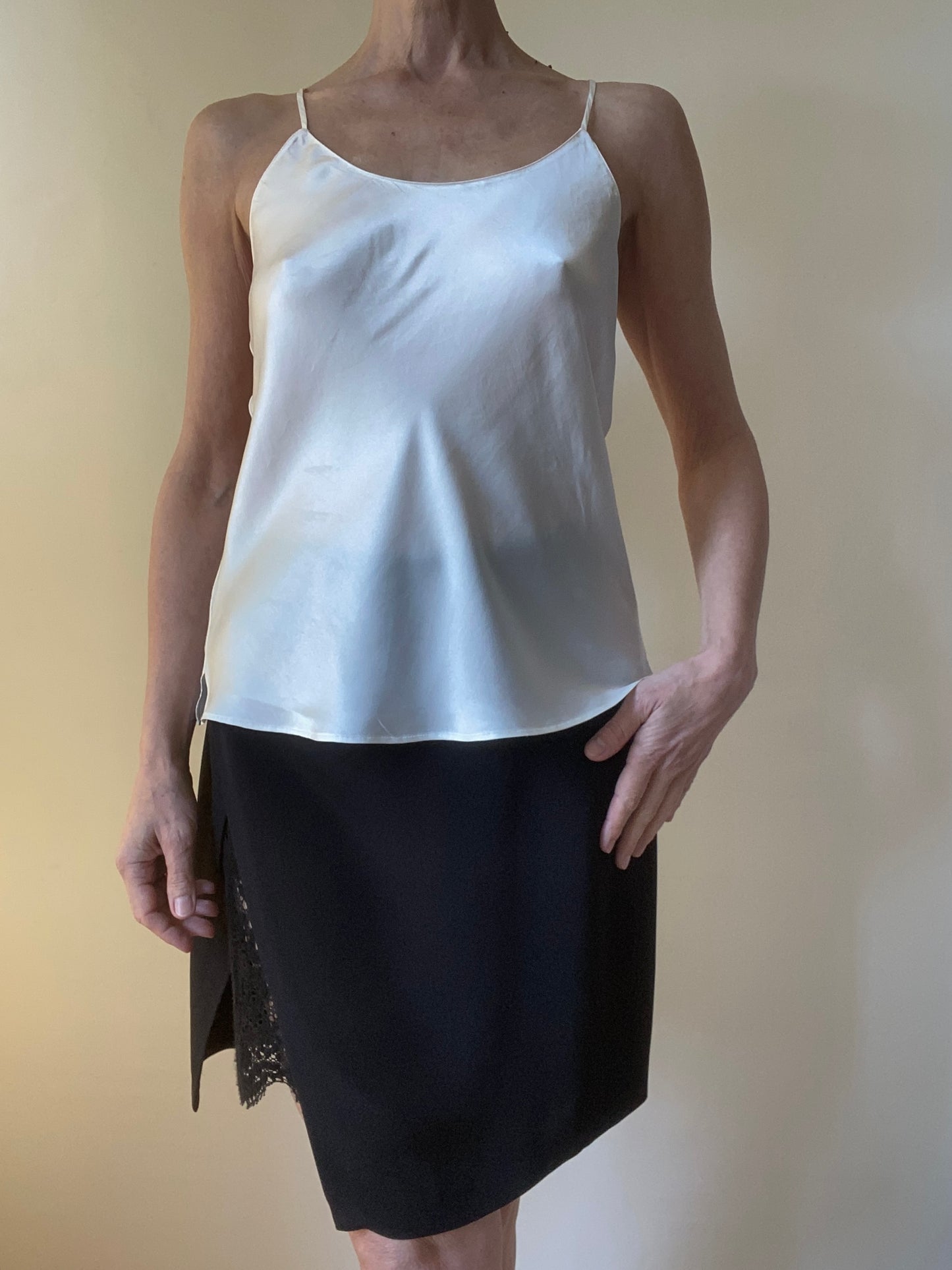 Sweet Top en soie satin