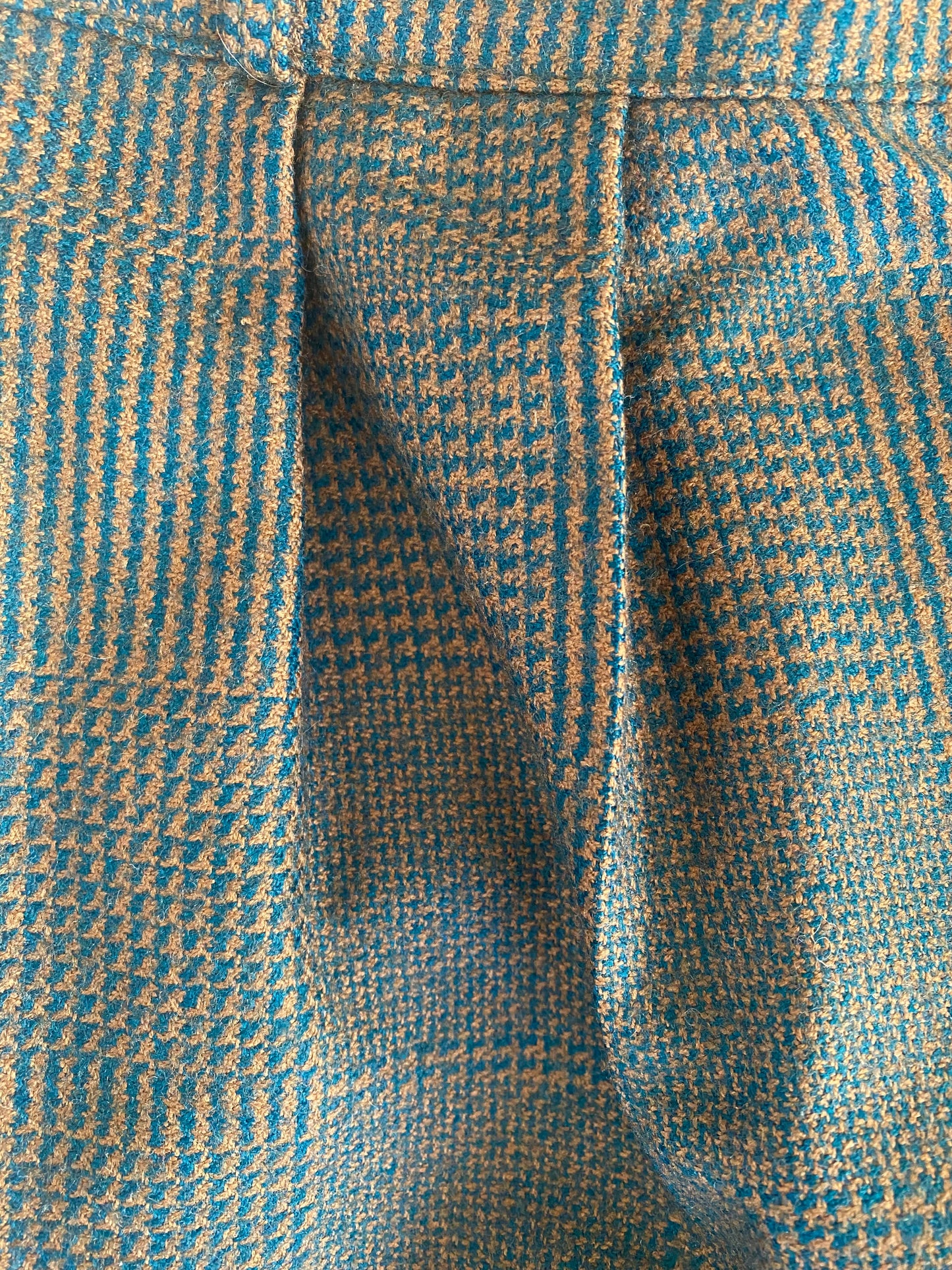 80s Ted Lapidus  Pure New wool Houndstooth Pants