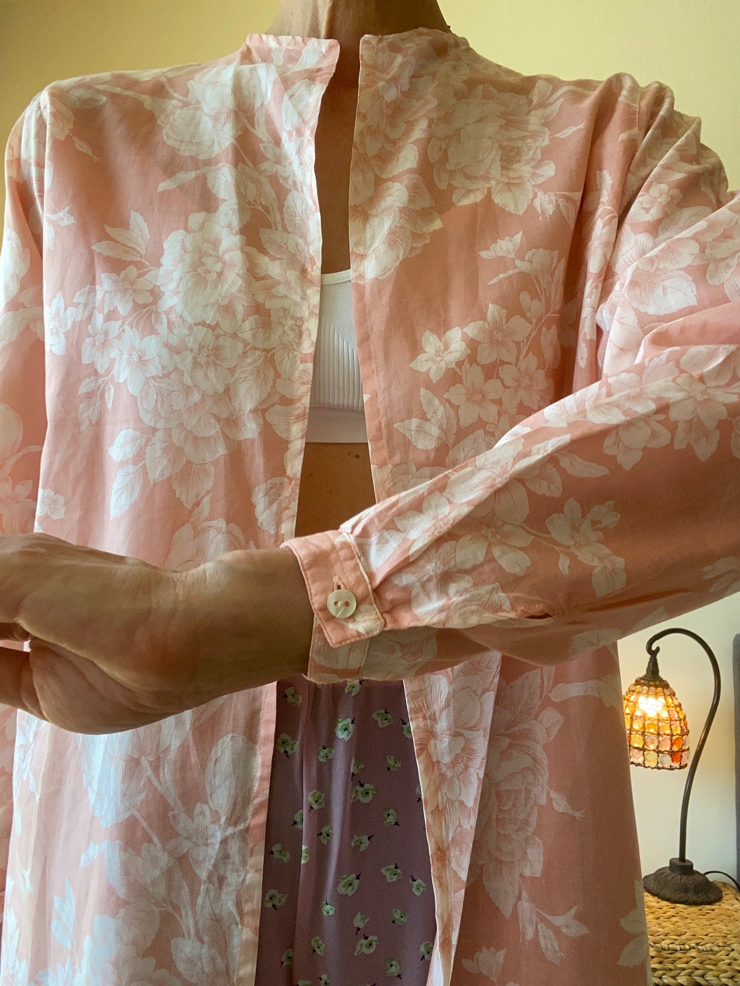 90s Cacharel rose pastel adorable Chemise-veste