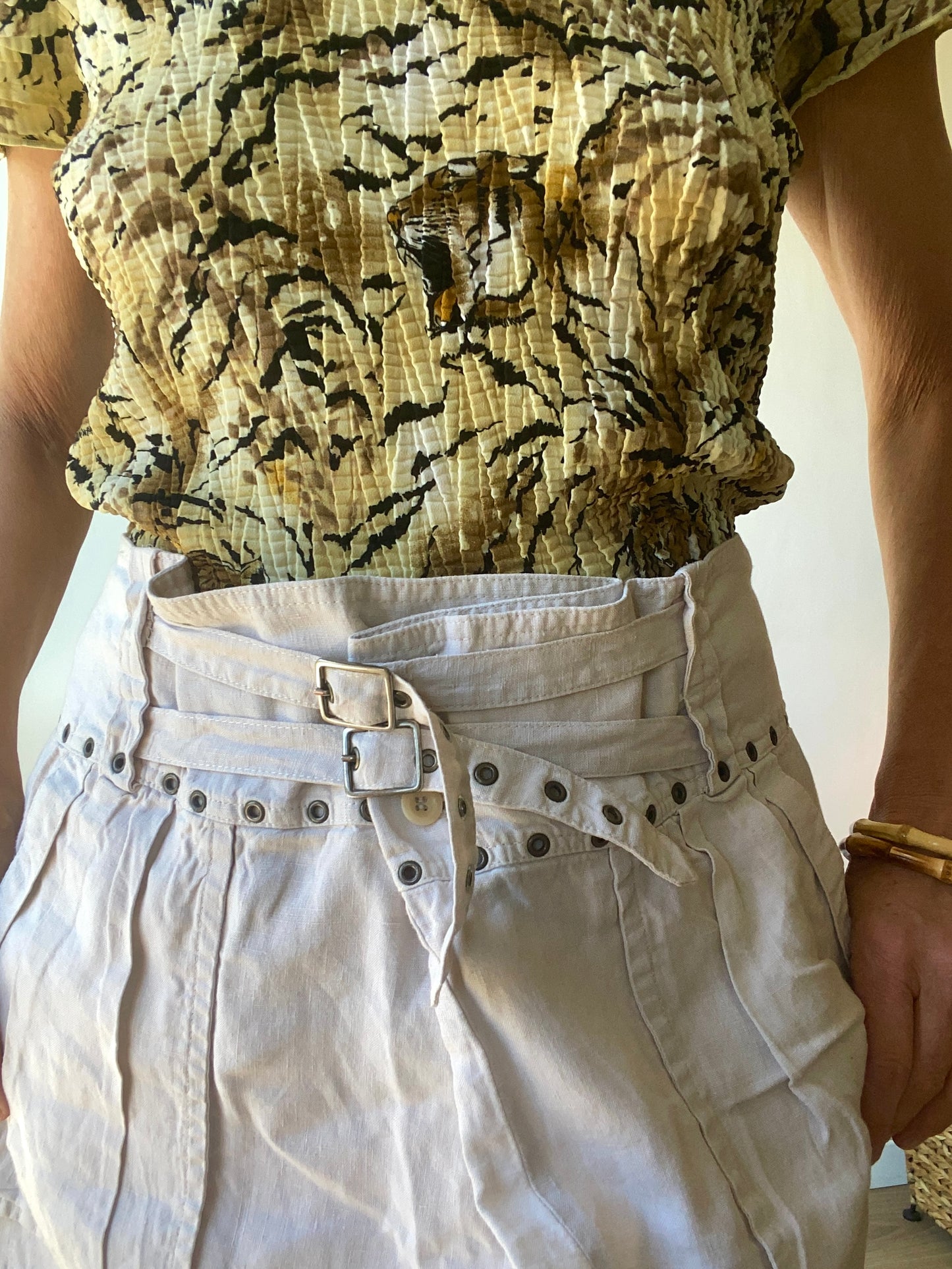 Comptoir des Cotonniers pure lin Belle jupe L/XL