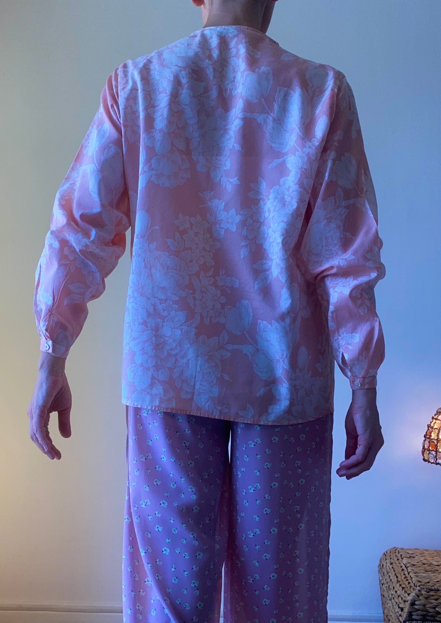 90s Cacharel rose pastel adorable Chemise-veste