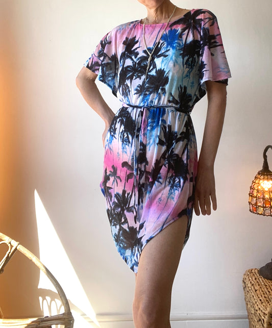 90s mini tropicale Robe plage adorable