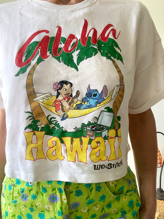 Too Cute Disney Sweat Aloha Hawaii Lilo & Stitch