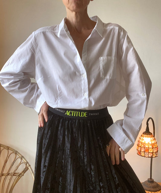 belle chemise blanche femme en coton fin