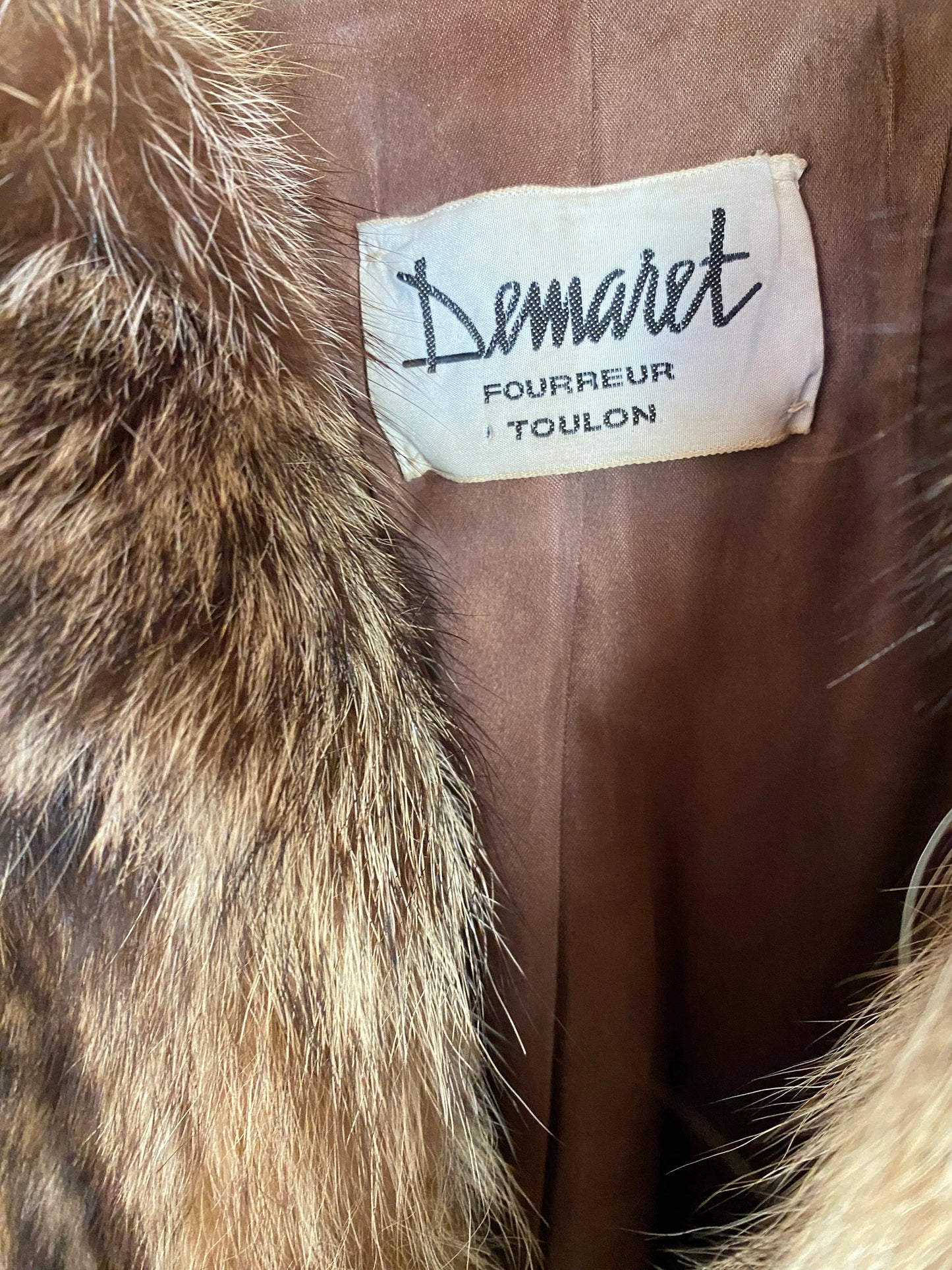 90s Made in France Fur luxury Coat